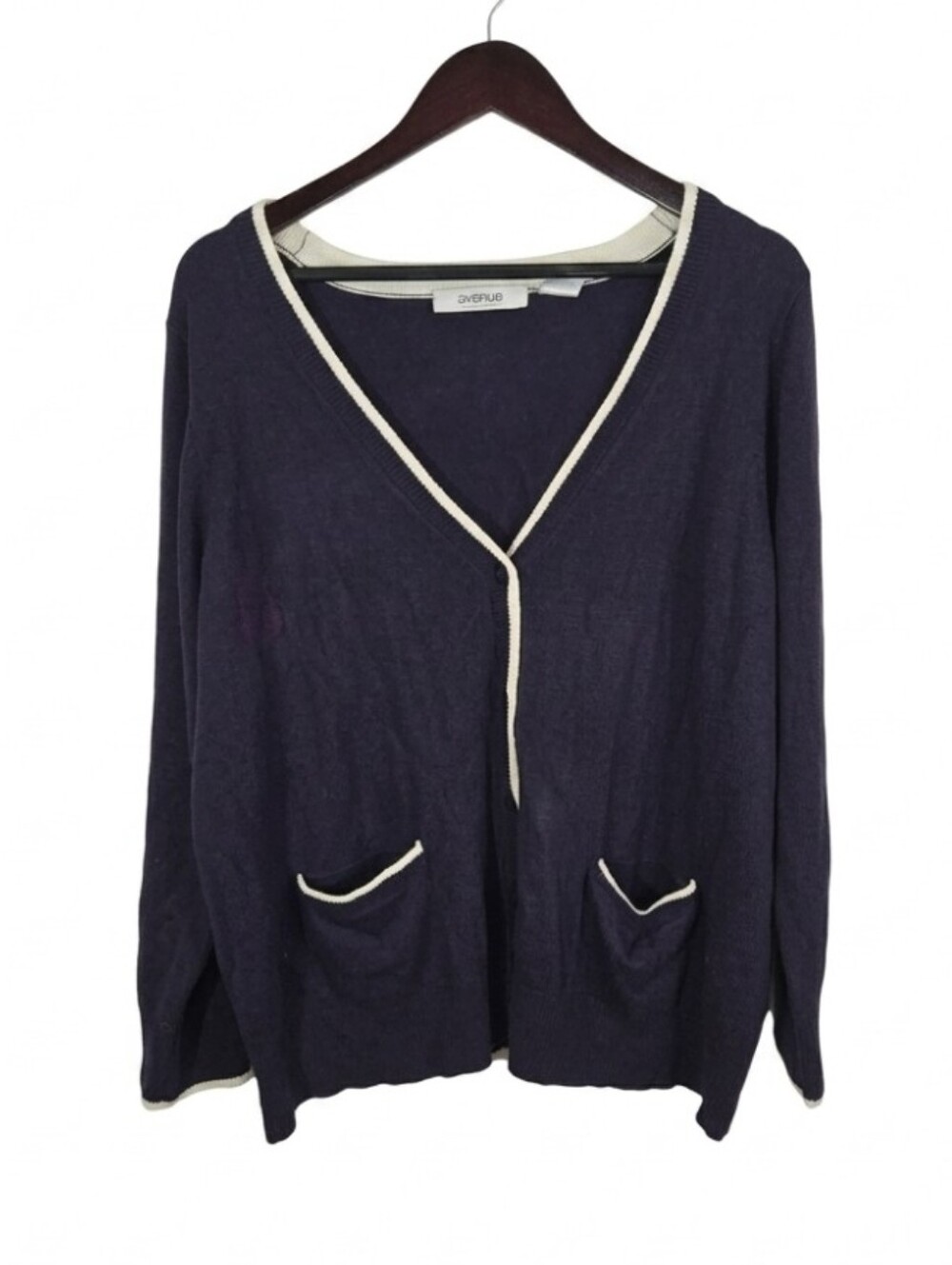 Avenue purple cardigan sweater‎